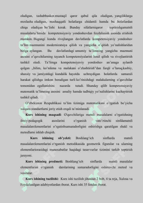 MATNLI MASALALARNI YECHISHGA O'RGATISH METODIKASI 4