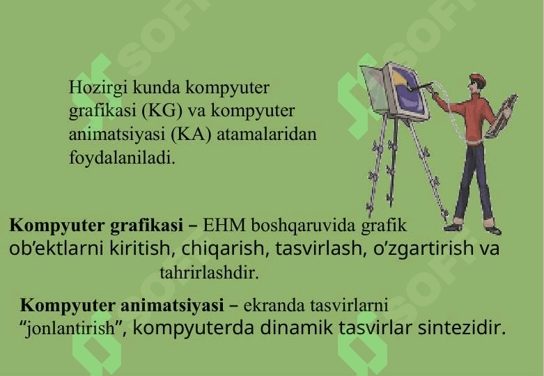 KOMPYUTER GRAFIKASI HAQIDA TUSHUNCHA 6