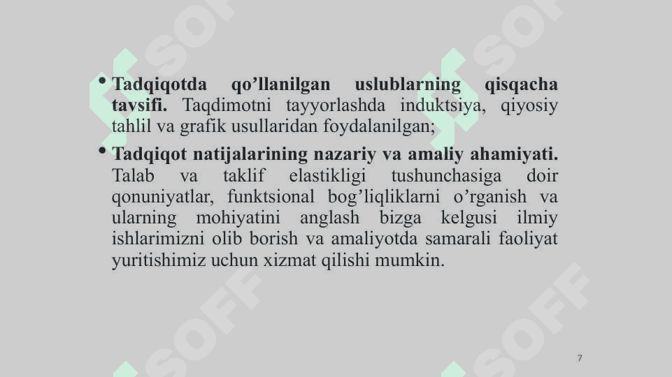 Taklif tahlili asoslari va ularga ta’sir etuvchi omillar 7