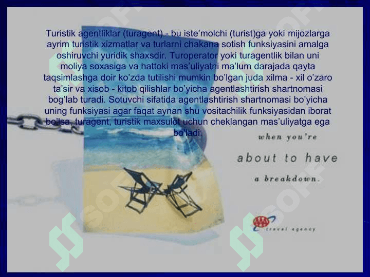 Turizmda turoperatorlik faoliyatini rivojlantirish 8