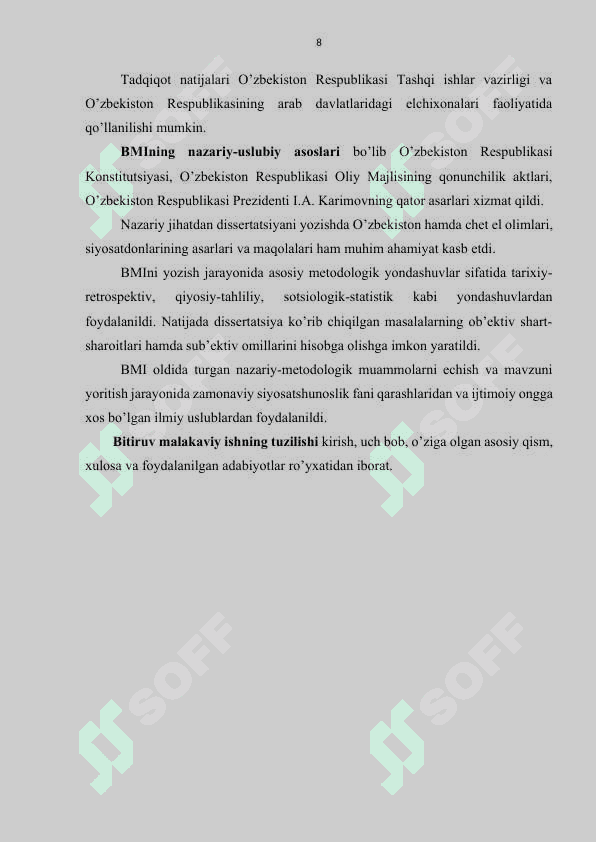 ERON – SAUDIYA ARABISTONI SIYOSIY VA IQTISODIY RAQOBATINING FORS KO’RFAZI XAVFSIZLIGIGA TA’SIRI 8
