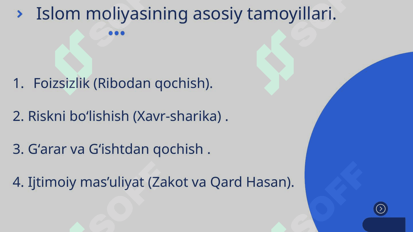Islom moliyasi. 4