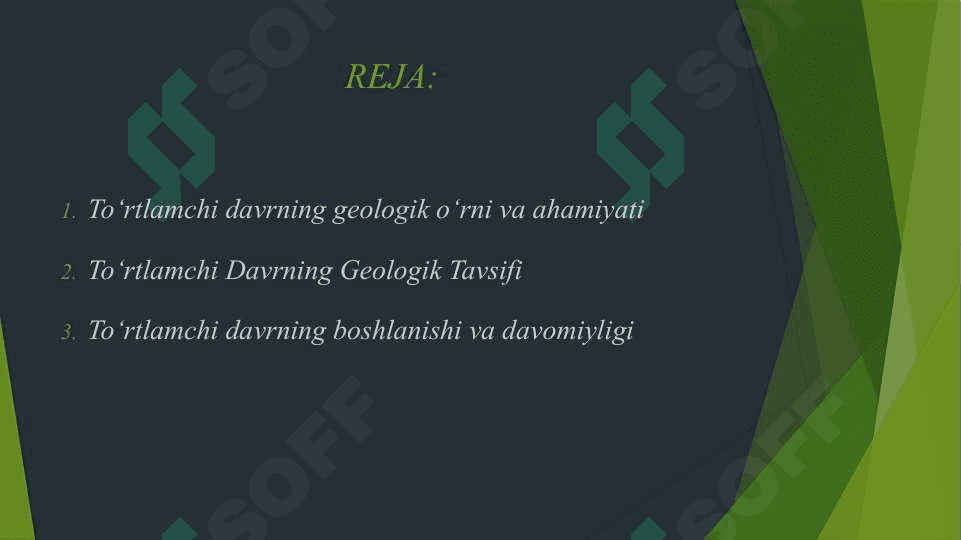 TABIATDAN TO'RTLAMCHI DAVR YOTQIZIQLARINING TARQALISHI 2