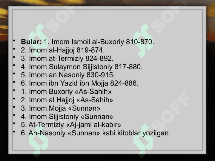 Islom dinida hadis ilmi 6