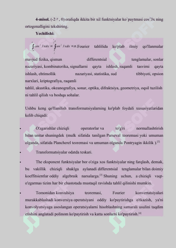 Fure qatorlari 6
