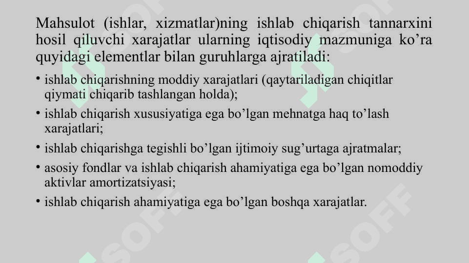 Korxonada xarajatlarni rejalashtirish 3