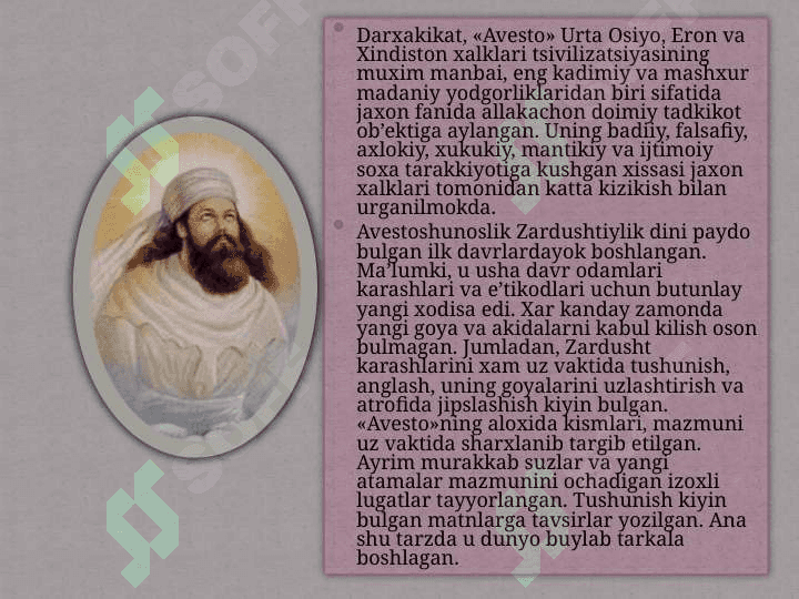SHARQ VA MARKAZIY OSIYODA G'OYALARNING NOMOYON BO'LISHI, ULARNING GUMANISTIK MOHIYATI. 4