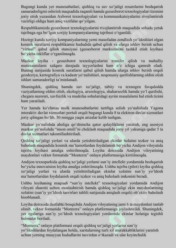 Qishloq xo`jaligida  raqamli texnologiyalar 2