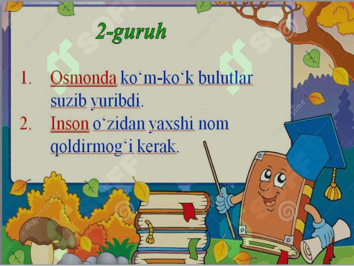 Son so'z turkumi. 8