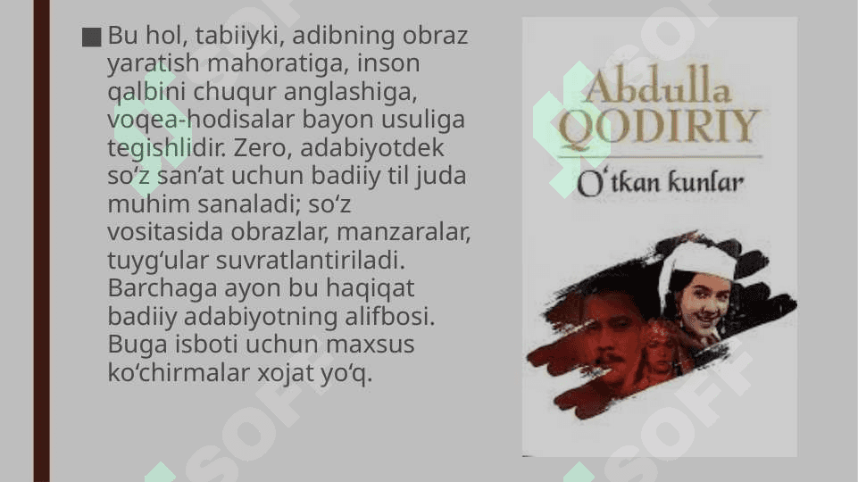 Abdulla Qodiriyning “Otkan kunlar“ asarida milliy nutq,muomala 3
