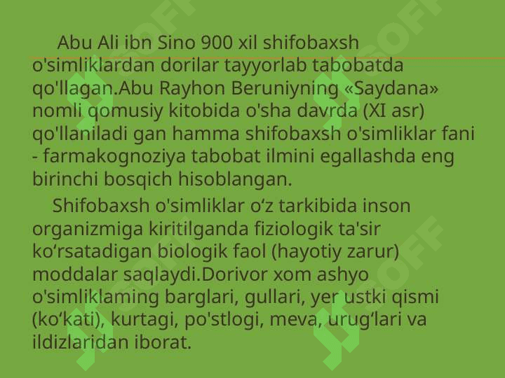 Xalq tabobatida fitoterapiya va dietoterapiyaning ahamiyati 4