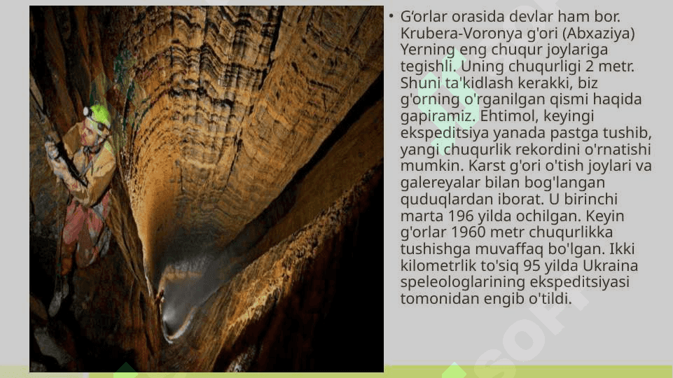 Dunyodagi eng chuqur joylari 4