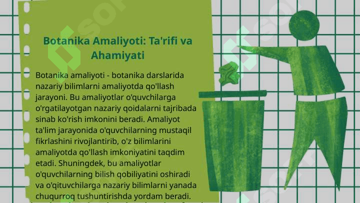 Botanikadan sinfdan tashqari ishlarni tashkil etish metodikasi 3