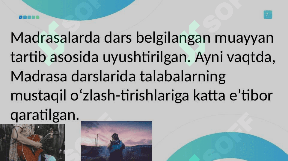 Dars taʼlimini tashkil etishning asosiy shakli 7