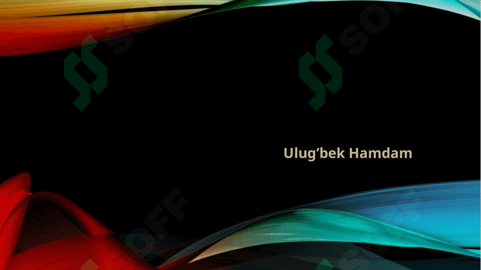 Ulug’bek Hamdamning “Muvozanat “ romani 2