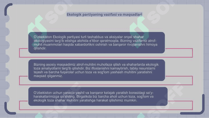 Oʻzbekiston Ekologik partiyasi va shahar ekologiyasi 4