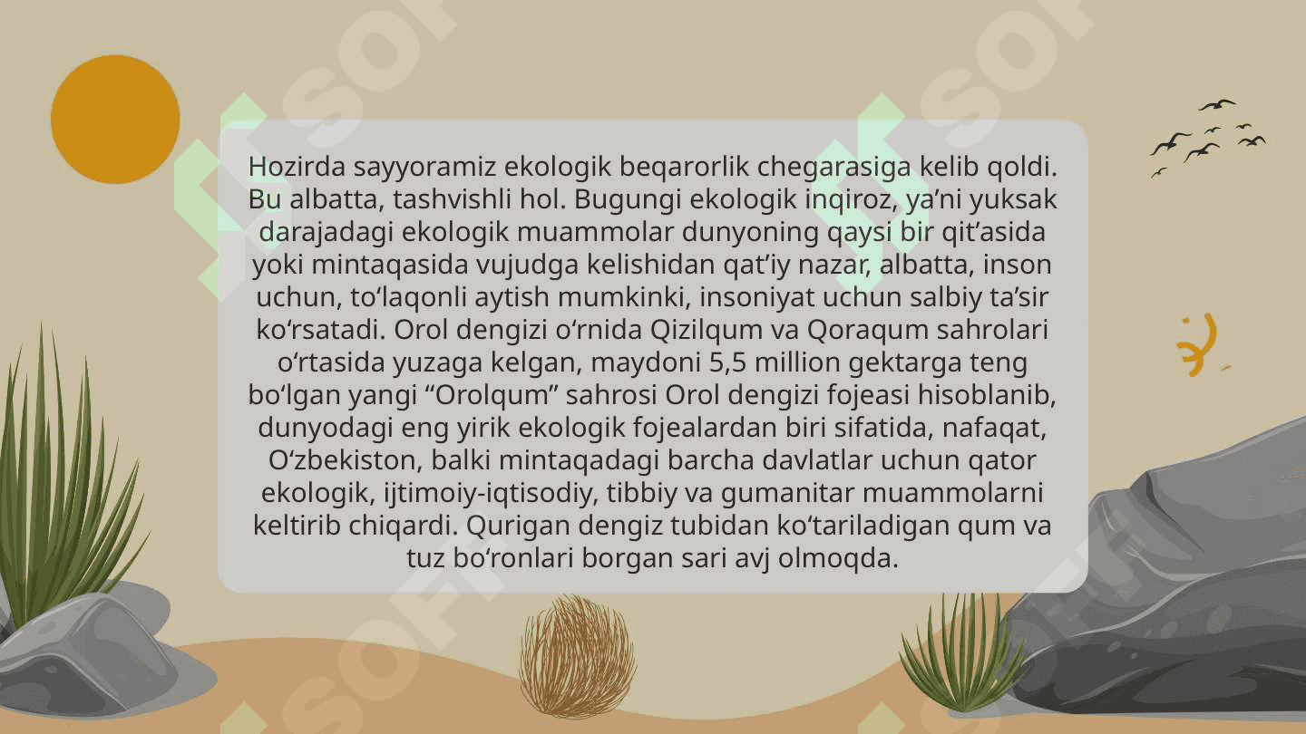 QORAQALPOG'ISTON RESPUBLIKASI HUDUDIDAGI EKOLOGIK HOLAT 7