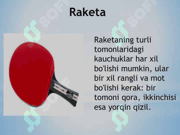 "Stol tennisi o'yin qoidalari va hakamlik. musobaqalarni tashkil etish va o'tkazish asoslari" 7