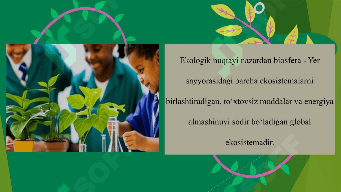 BIOSFERA HAQIDA TA’LIMOT 5