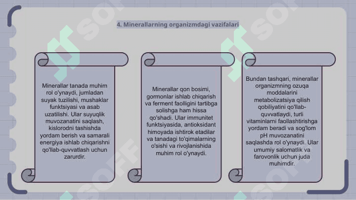 Foydali qazilmalar ularning ahamiyati 6