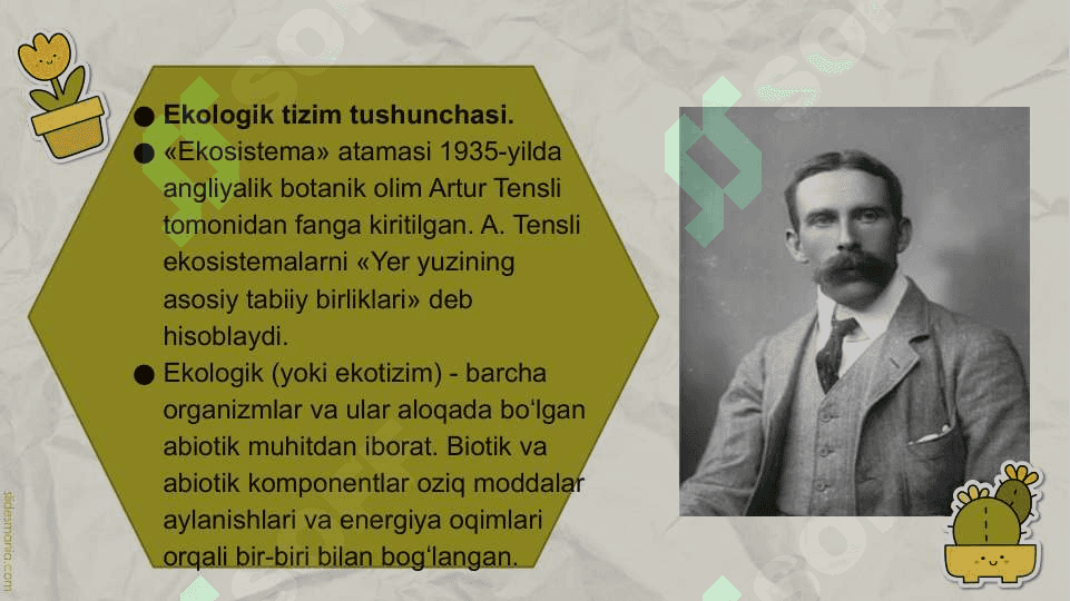 EKOLOGIK TIZIMLAR . BIOTSENOZLAR . BIOINDIKATORLAR 3