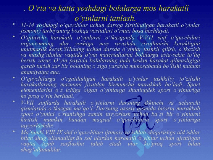 Maktabgacha talim tashkilotlarida o'yin faolyatini tashkil etish t.pptx 5