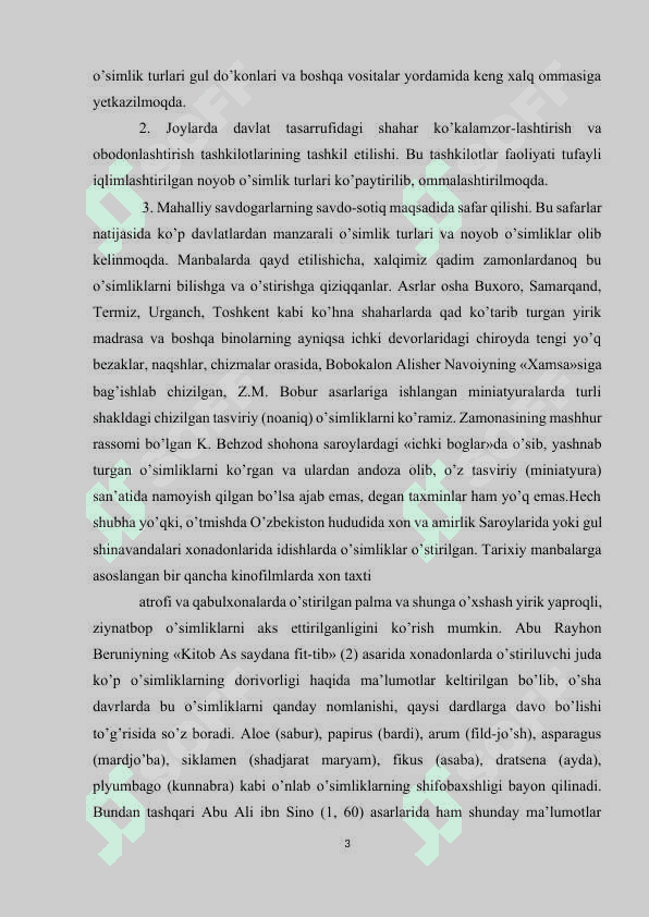 O’simliklarni hayotiy shakllari 3