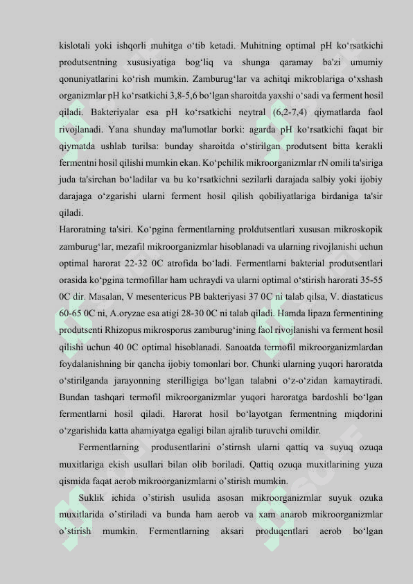 Mikroorganizmlarni suyuq ozuqa muhitida o’stirish jihozlari 7