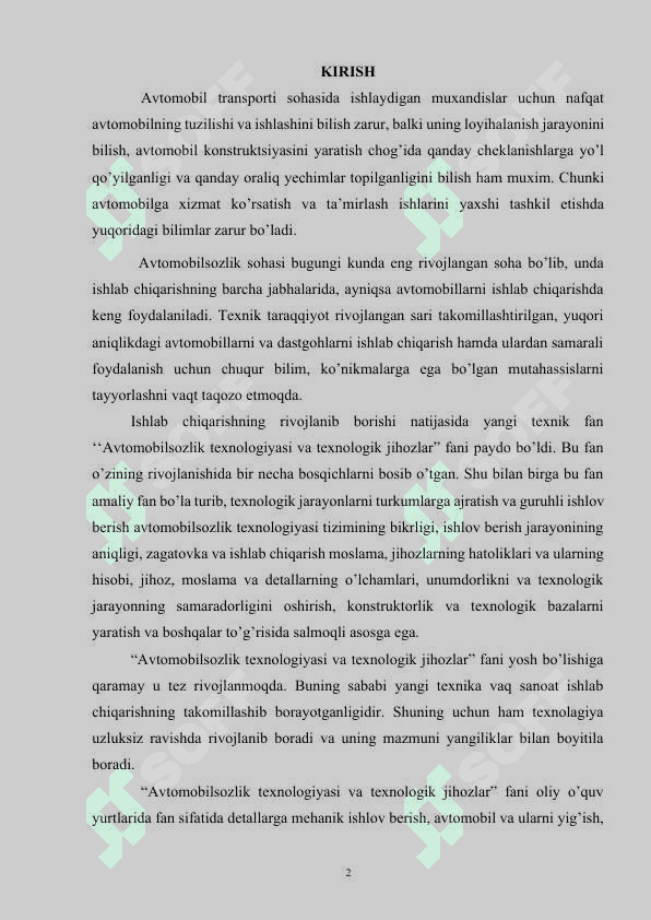KSHM detallarini yig'ishda porshen va halqalarni silindrga o’rnatish moslamasi 2