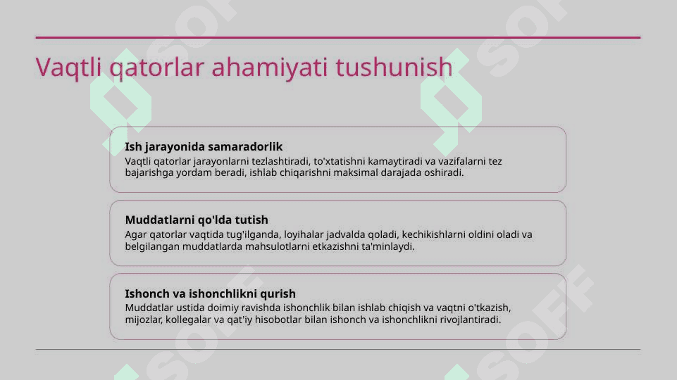 Vaqtli qatorlar to'g'risida asosiy tushunchalar 2