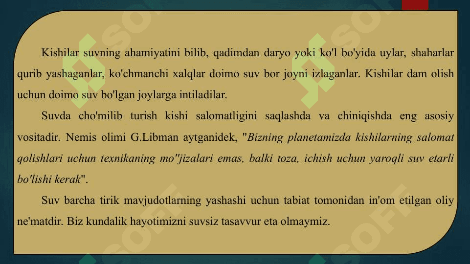 Suv resurslarini ifloslanishdan himoya qilish chora tadbirlari 3
