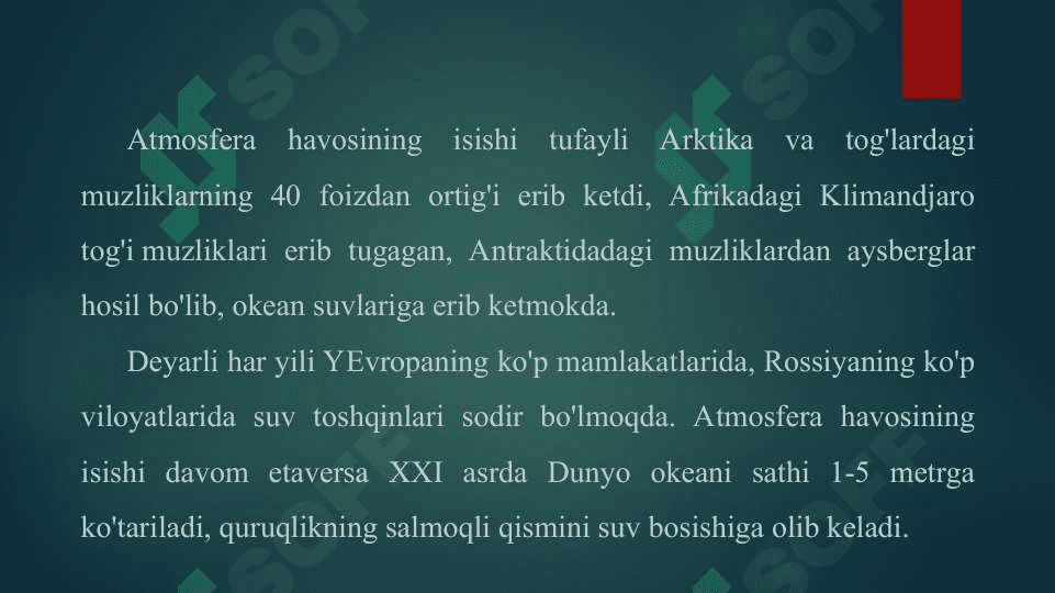 Suv resurslarini ifloslanishdan himoya qilish chora tadbirlari 7