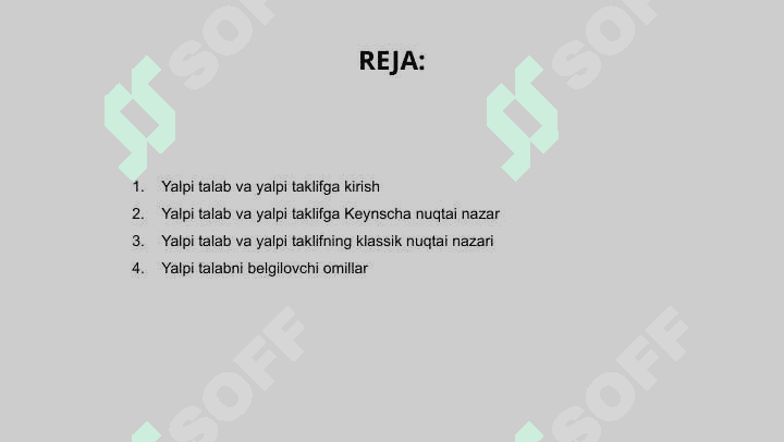 Yalpi talab va yalpi taklif 2