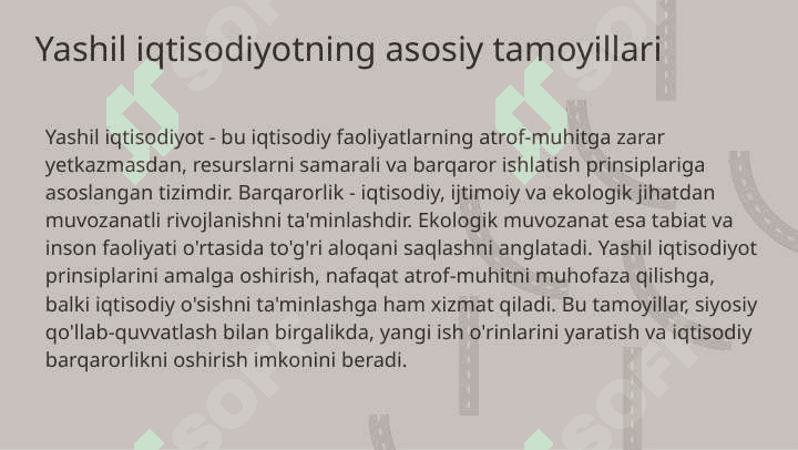 Yashil iqtisodiyotga õtishning siyosiy dastaklari 3