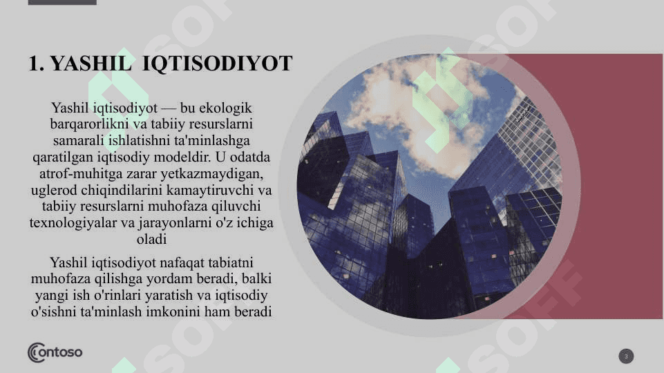 Yashil iqtisodiyot konsepsiyasining mohiyati va rivojlanish bosqichlarI 3