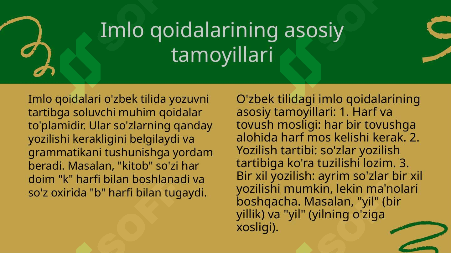 Ozbek tilining imlo qoidalari 4