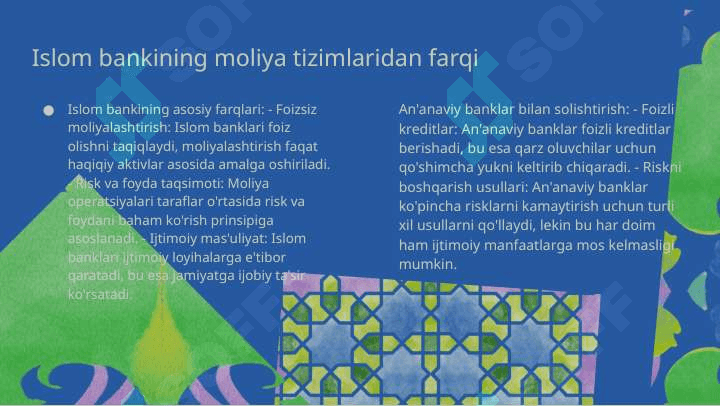 Islom bankining rivojlanish istiqbollari 8