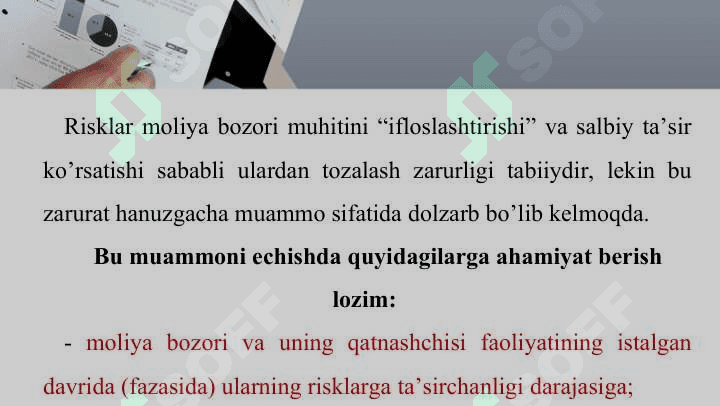 Moliya va moliyaviy risk 8