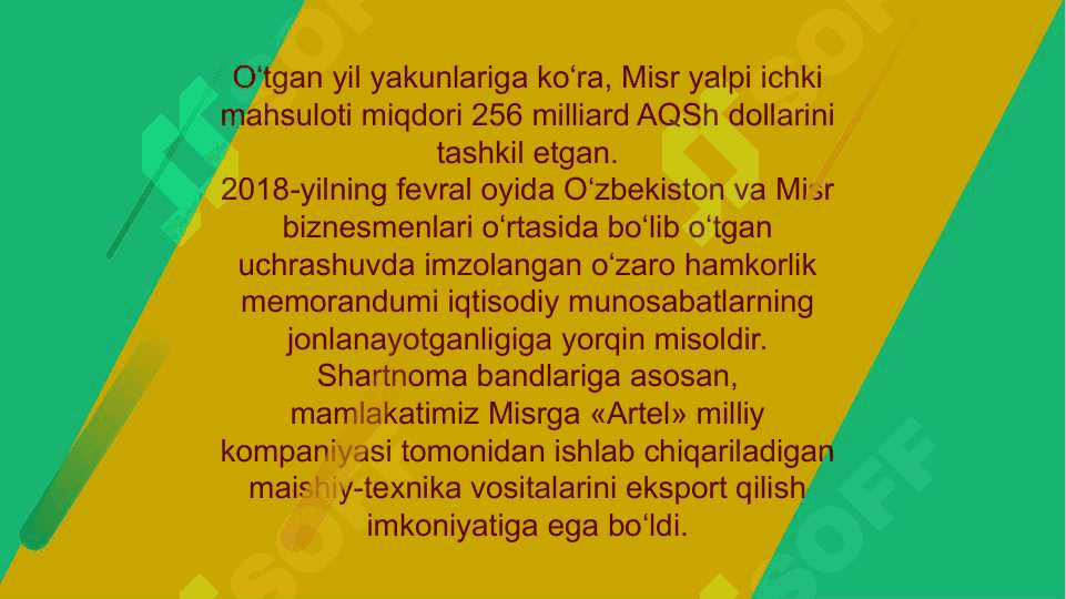 Misr iqtisodiyoti 4
