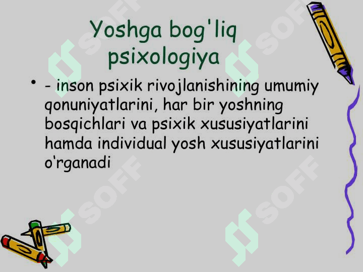 Yoshga bog'liq psixologiya 3
