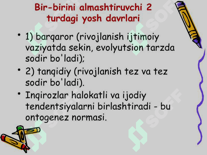 Yoshga bog'liq psixologiya 7