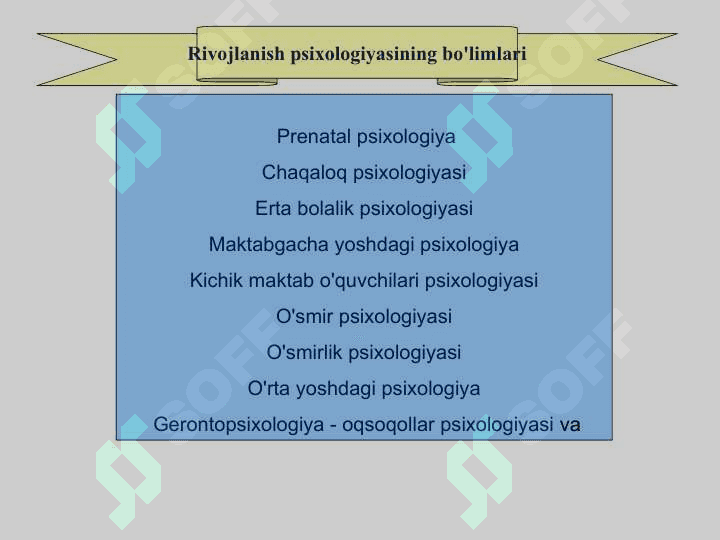 Rivojlanish psixologiyasining asosiy tushunchasi 2