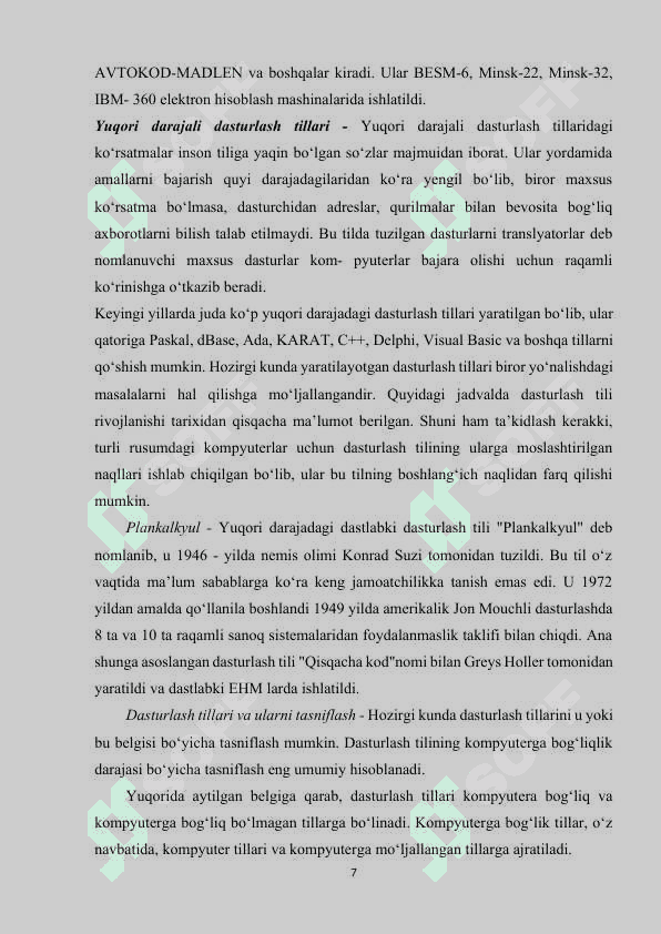 Lug‘atlar (dictionaries) va hash jadval tushunchasi 7
