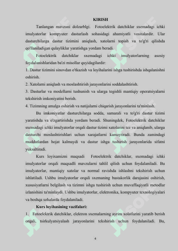 Fotoelektrik datchiklar qo’llanilishi 4