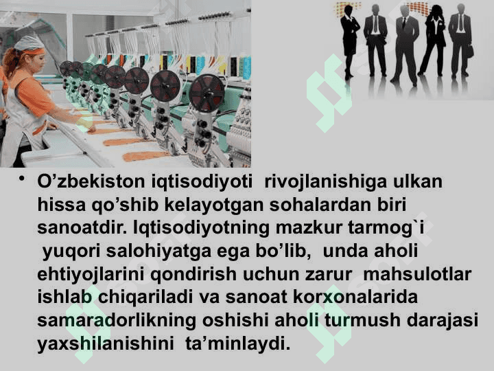 Sanoat korxonalari innovatsion rivojlanishining asosiy yo’nalishlari 2