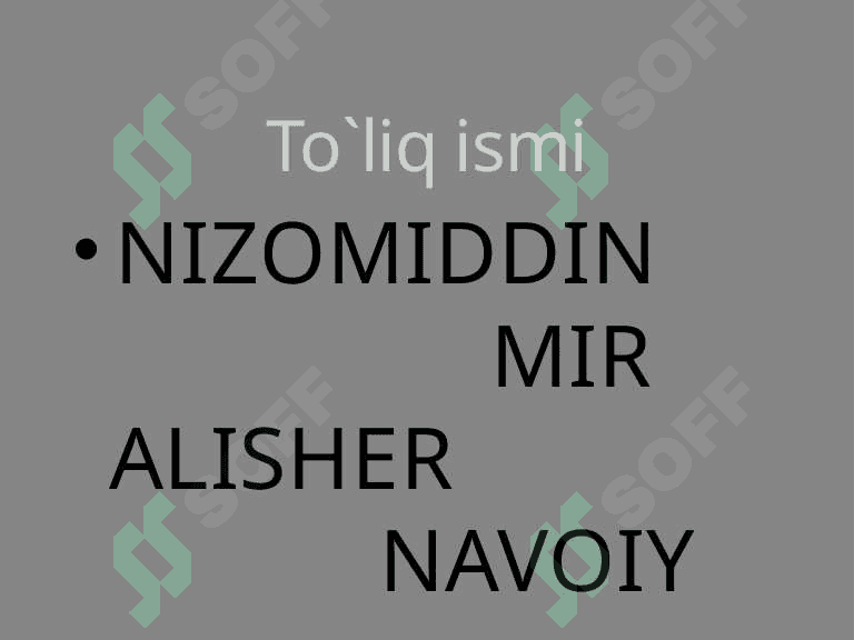 Alisher Navoiy hayoti va ijodi 5