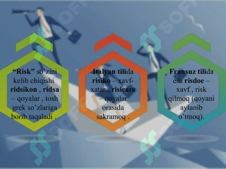 Risklarni boshqarishning mazmun-mohiyati, o’ziga xos xususiyatlari va boshqarish usullari 5