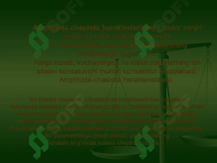 SIGNALLAR AMPLITUDASI 4