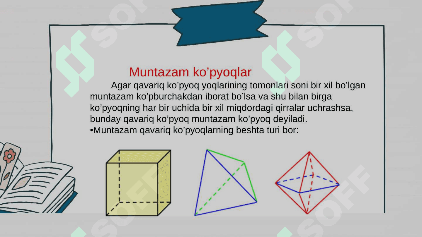 Geometriya kursida ko’pburchaklar va ko’pyoqlilarni o’qitish metodikasi 7