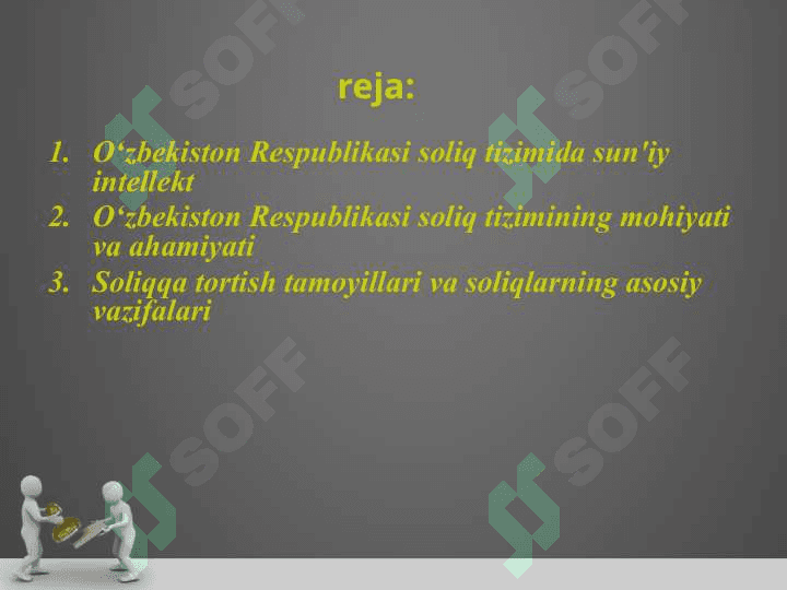 Soliq tizimida sun’iy intellektni qo’llash texnologiyasi 2